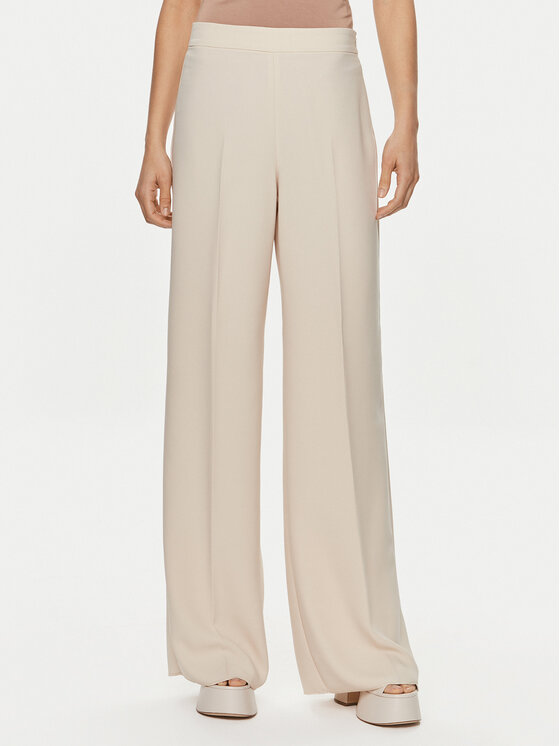 MAX&Co. MAX&Co. Текстилни панталони Nantes 24181310 Бежов Relaxed Fit