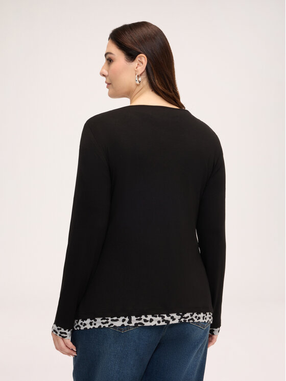 Fiorella Rubino Fiorella Rubino Blusa G04ML009752N033 Nero Regular Fit