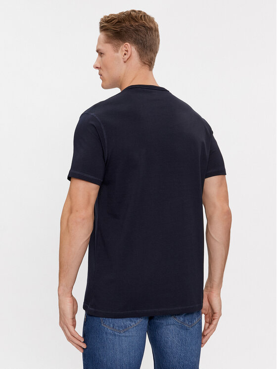 Guess Guess T-Shirt Ss Cn M4RI22 K8FQ4 Dunkelblau Regular Fit