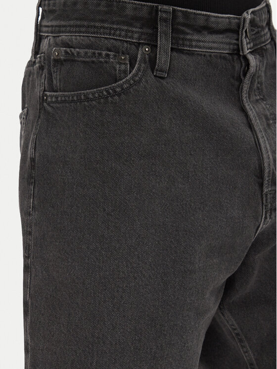 Jack & Jones Jack & Jones Szorty jeansowe Alex 12269532 Czarny Baggy Fit