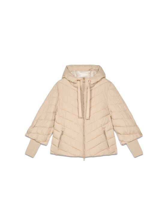 Oltre Oltre Giubbotto piumino F130J000183N002 Écru Baggy Fit