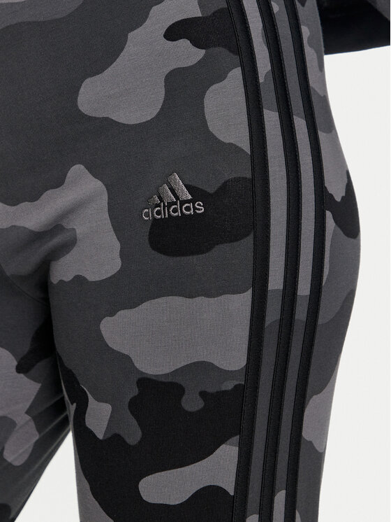 Adidas leggings 3 stripes camo hotsell