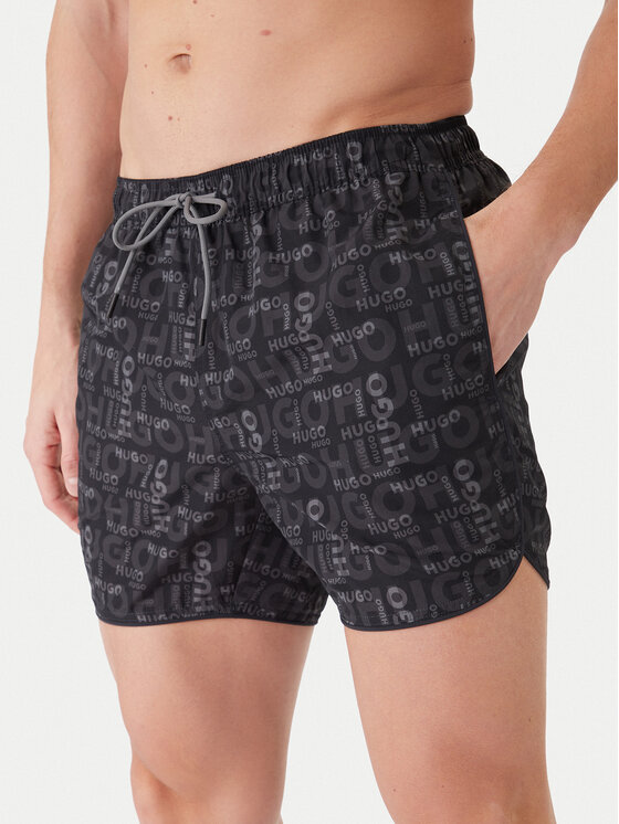 HUGO HUGO Badeshorts Rik 50533795 Grau Regular Fit