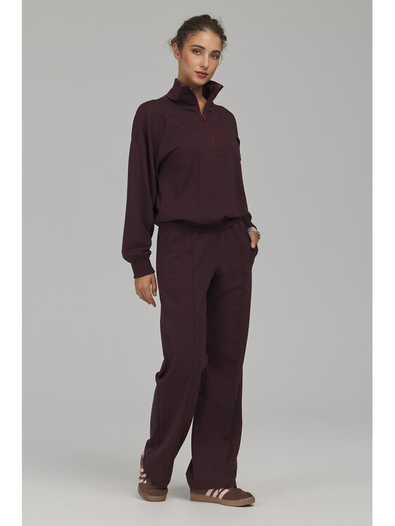 NIFE NIFE Spodnie dresowe SD145 Fioletowy Relaxed Fit