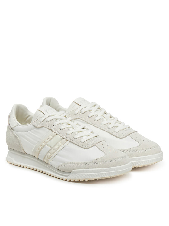 Tommy Jeans Tommy Jeans Sneakersy Tjm Retro Runner Cleated EM0EM01527 Biały