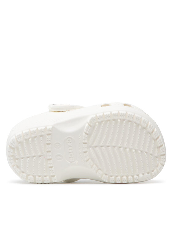 Crocs Crocs Șlapi Classic Kid Clog T 206990 Alb