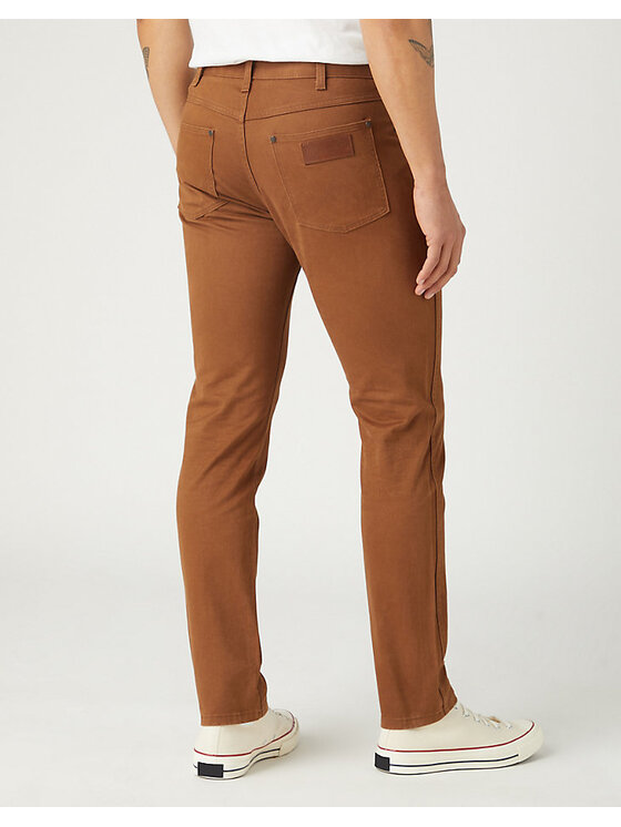 Wrangler Wrangler Jeans LARSTON Marrone Slim Fit