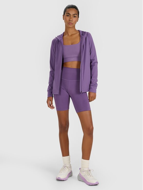 4F 4F Felpa tecnica 4FWAW25TFSWF585-53S Rosa Regular Fit