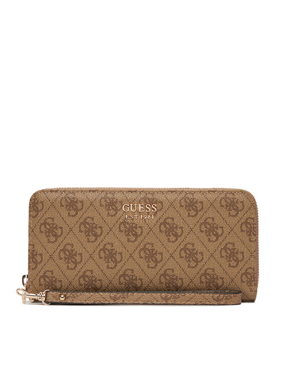 Portofel Mare de Damă Guess Brenton Slg SWLG96 48146 Maro
