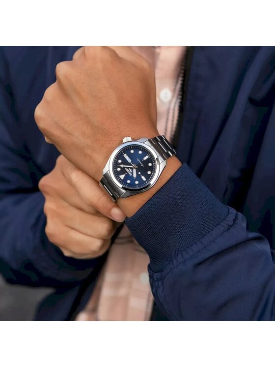 Seiko Seiko Hodinky SRPE Strieborná