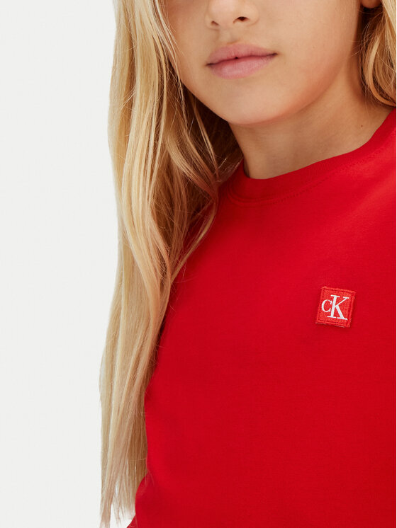 Calvin Klein Jeans Calvin Klein Jeans Tričko IU0IU00543 Červená Regular Fit