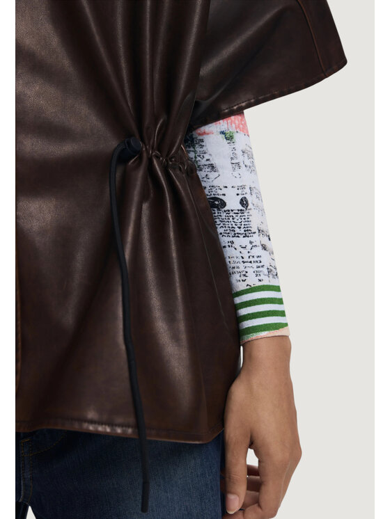 Desigual Desigual Mantella PONCHO_RICHMOND BU Marrone Casual Fit