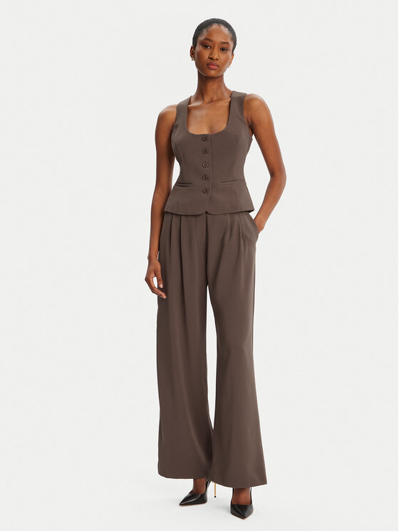 Bardot Bardot Kamizelka Azilla Button 60003TB Brązowy Regular Fit