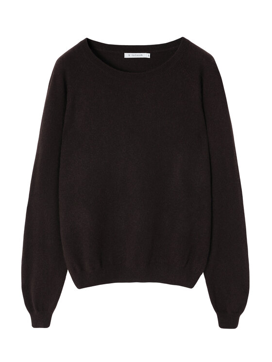 TATUUM Tatuum Sweter PRESLEY Brązowy Classic Fit