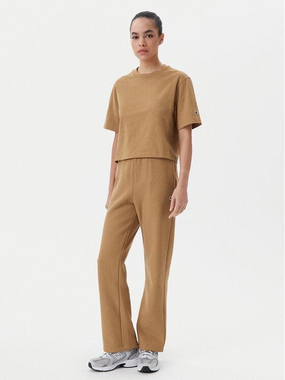 Champion Champion T-särk 117874 Beež Regular Fit