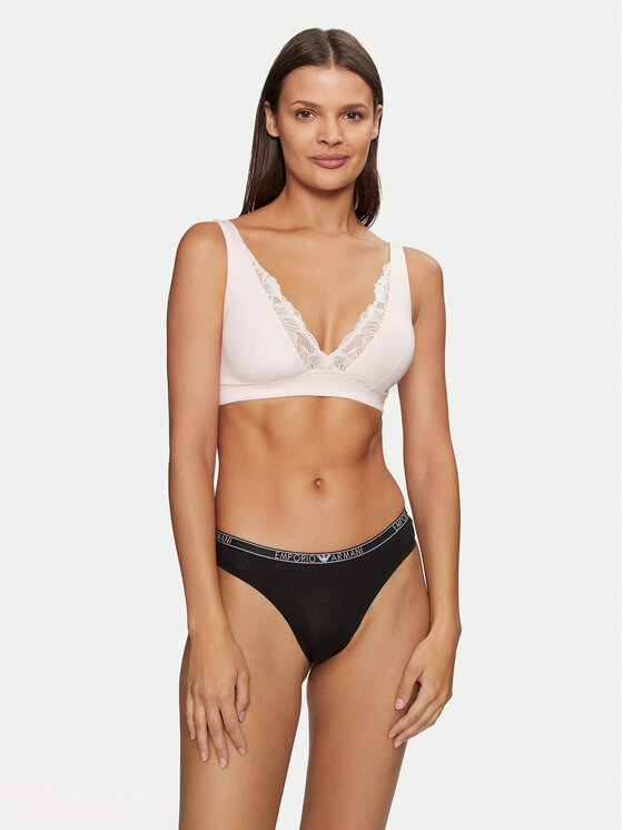 Emporio Armani Underwear Emporio Armani Underwear Stringu komplekts 163333 4F223 00020 Melns