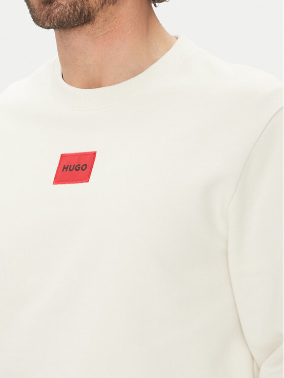 HUGO HUGO Felpa Diragol212 50447964 Écru Regular Fit