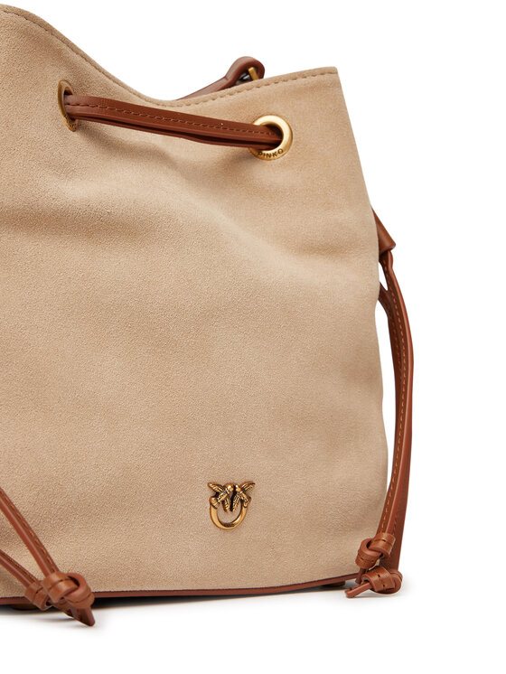 PINKO PINKO Kabelka Secchiello Mini PE 25 PLTT 104303 A2CC Béžová