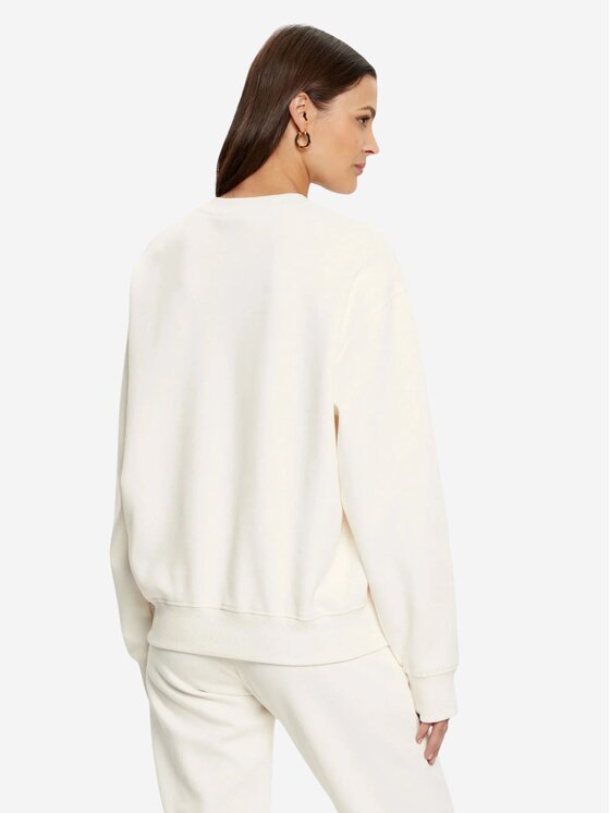 Guess Guess Felpa ROBERTA CN SWEATSHIRT Beige Regular Fit