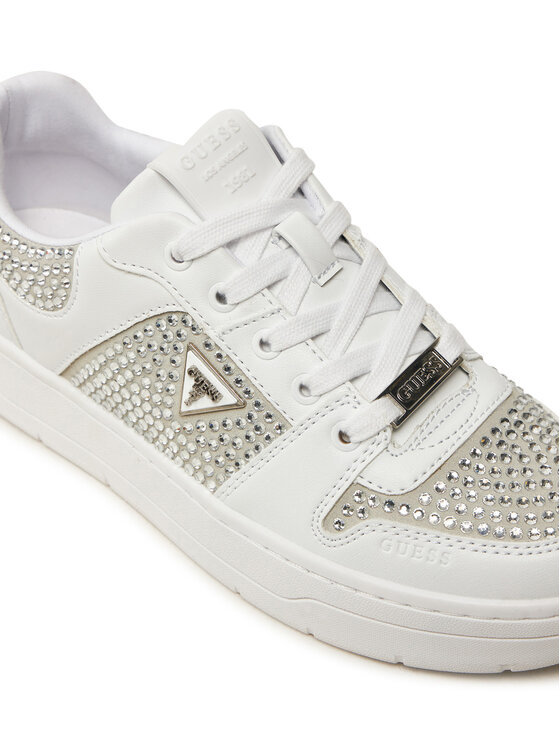 Guess Guess Сникърси Naresa2 FLFNRS ELE12 Бял