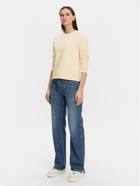 Gant Gant Majica dugih rukava Tonal Archive Shield 4200663 Bež Regular Fit