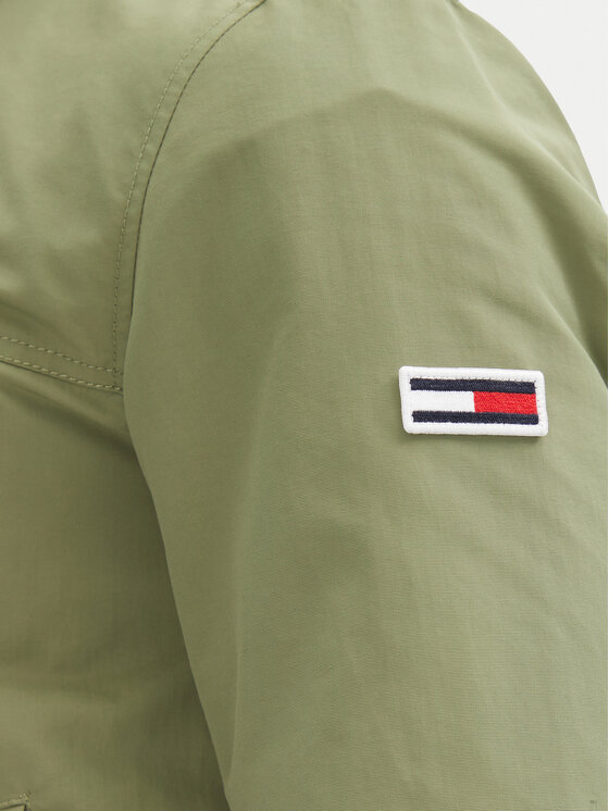Tommy Jeans Tommy Jeans Giacca di transizione Essential Casual DM0DM15382 Verde Regular Fit