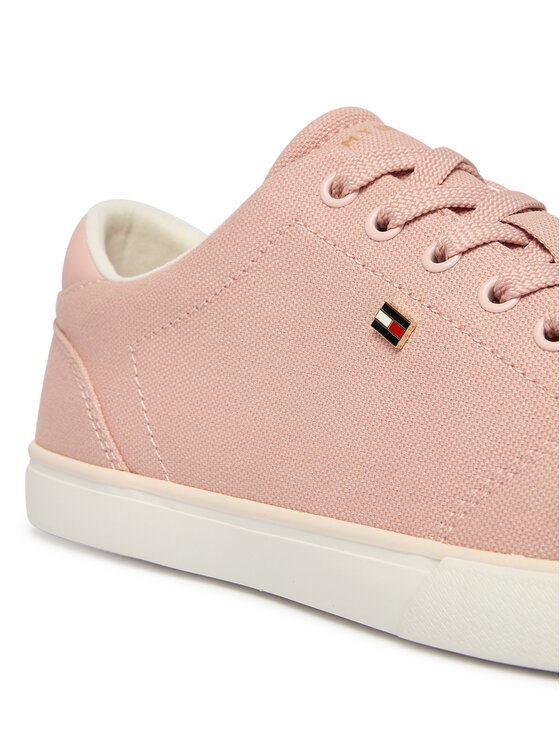 Tommy Hilfiger Tommy Hilfiger Kedai Th Low Profile Vulc Canvas FW0FW09102 Rožinė