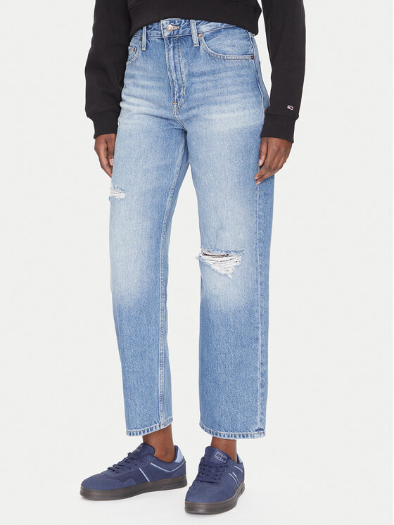 Tommy Jeans Tommy Jeans Farmer Layla DW0DW21278 Kék Straight Fit