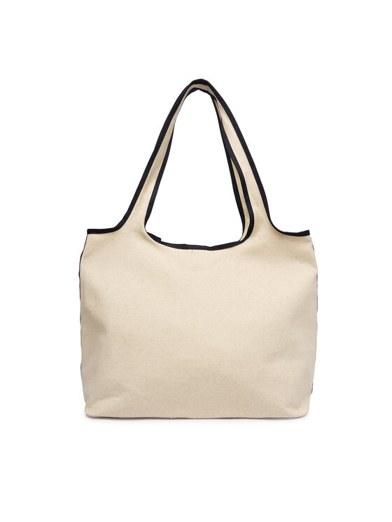 Tommy Hilfiger Tommy Hilfiger Borsetta Th Summer Tote Canvas AW0AW18398 Bianco