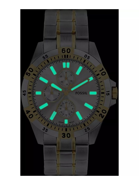 Fossil Fossil Zegarek FS6148 Srebrny