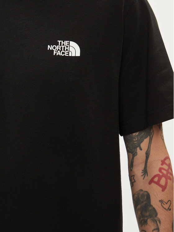 The North Face The North Face T-Shirt Simple Dome NF0A87NG Czarny Regular Fit