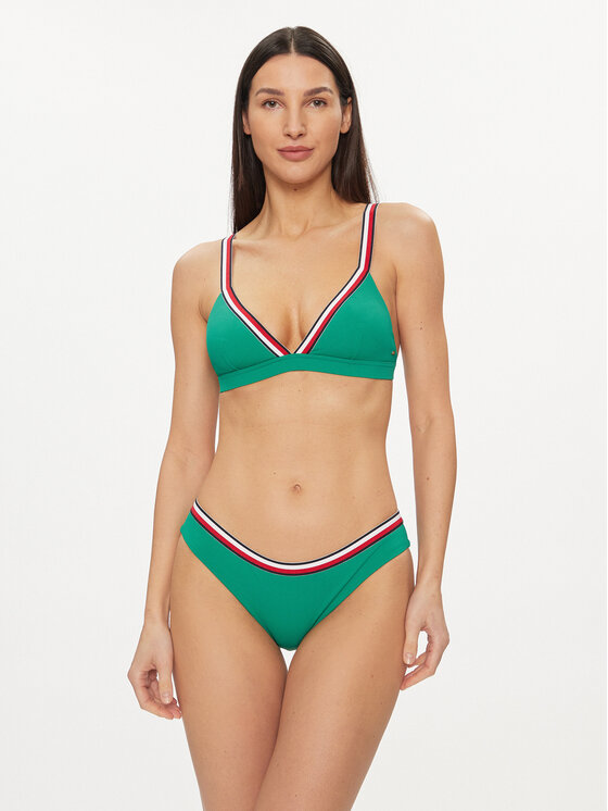 Tommy Hilfiger Tommy Hilfiger Μπικίνι πάνω μέρος UW0UW05290 Πράσινο