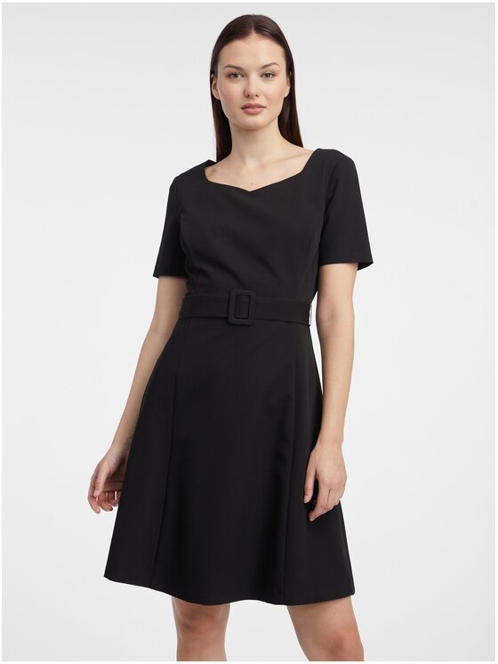 Orsay Orsay Sukienka 490477660000__40 Czarny Regular Fit