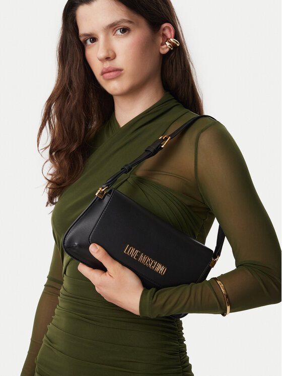 LOVE MOSCHINO Ročna torba JC4058PP1PLO0000 Črna