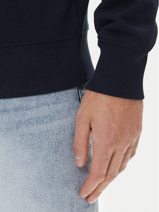 Tommy Hilfiger Tommy Hilfiger Суитшърт Stacked MW0MW39376 Тъмносин Regular Fit