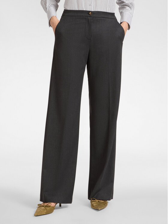 Elena Mirò Elena Mirò Pantaloni di tessuto P165P000361N023 Grigio Regular Fit