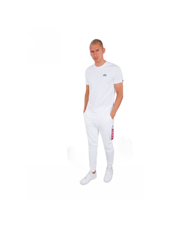 Alpha Industries Alpha Industries Tričko AI.128507-09-S Biela Basic Fit