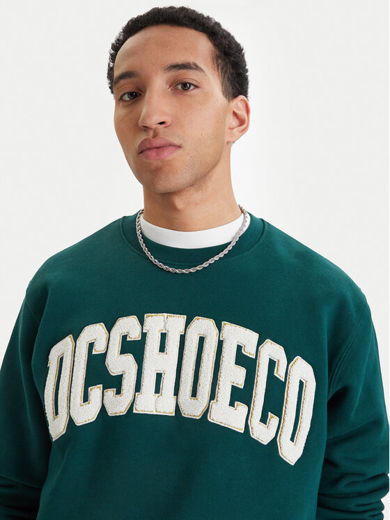 DC Shoes DC Shoes Bluză Varsity EDYFT03547 Verde Regular Fit
