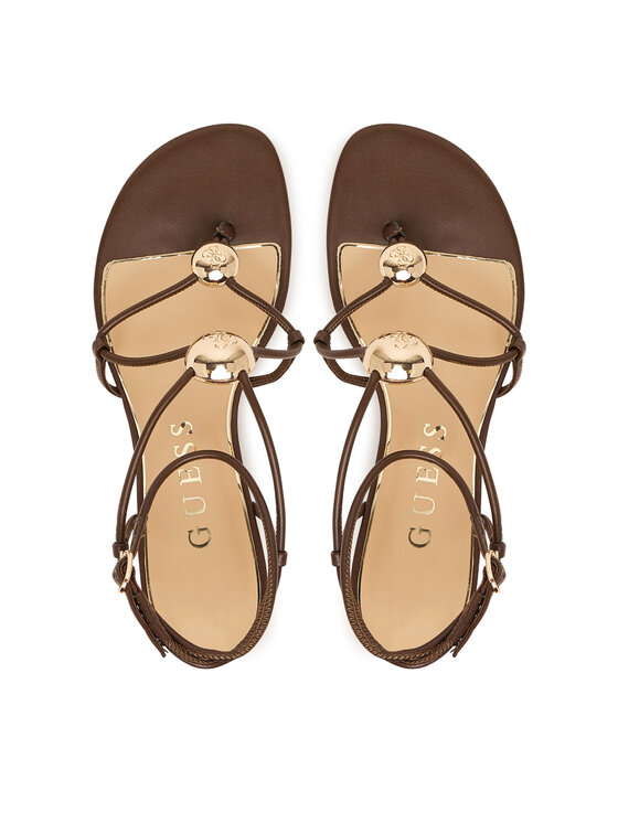 Guess Guess Sandali FLTAYS ELE03 Rjava