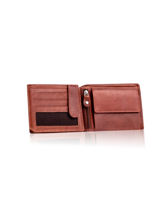 Mustang Mustang Portfel DENIMO WALLET Brązowy