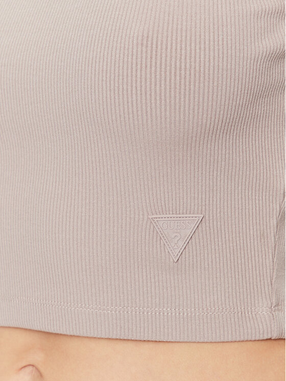 Guess Guess Τοπ Edie V3GP19 K8RT2 Μπεζ Slim Fit