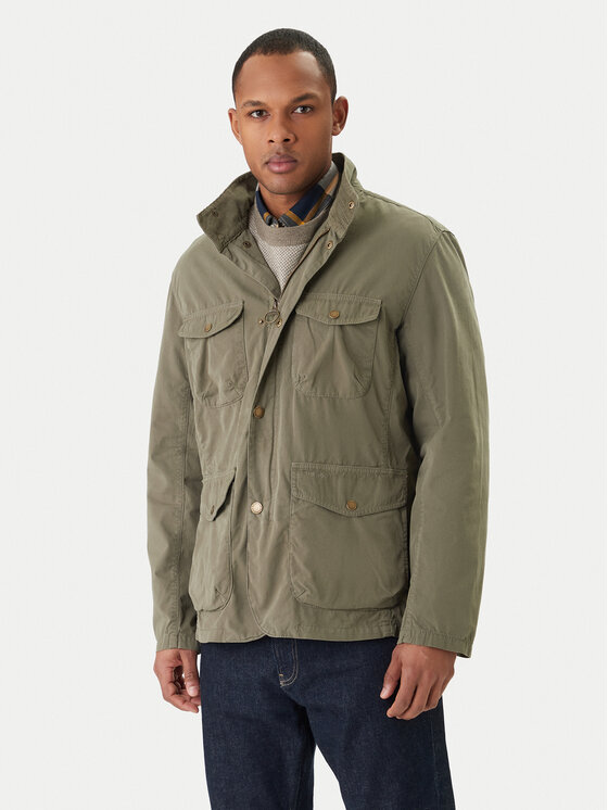 Barbour Barbour Bunda pro přechodné období Ogston MCA1039OL31 Zelená Tailored Fit
