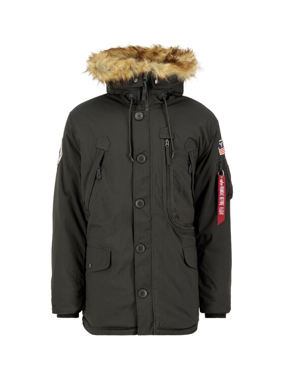Alpha Industries Alpha Industries Kurtka zimowa Polar Winter Jacket Khaki Regular Fit