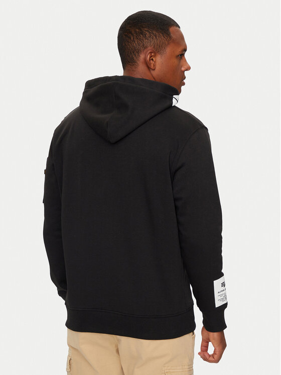 Alpha Industries Alpha Industries Majica dugih rukava 126803 Crna Regular Fit