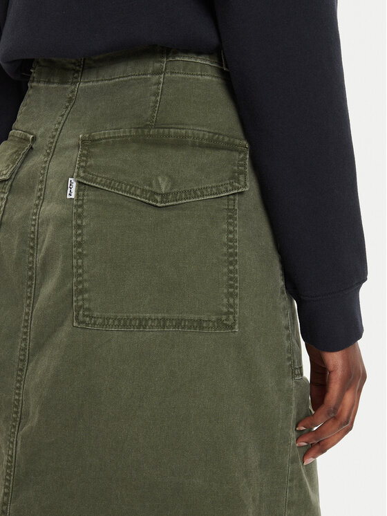 Levi's® Levi's® Farmer szoknya Surplus A8696-0002 Zöld Regular Fit