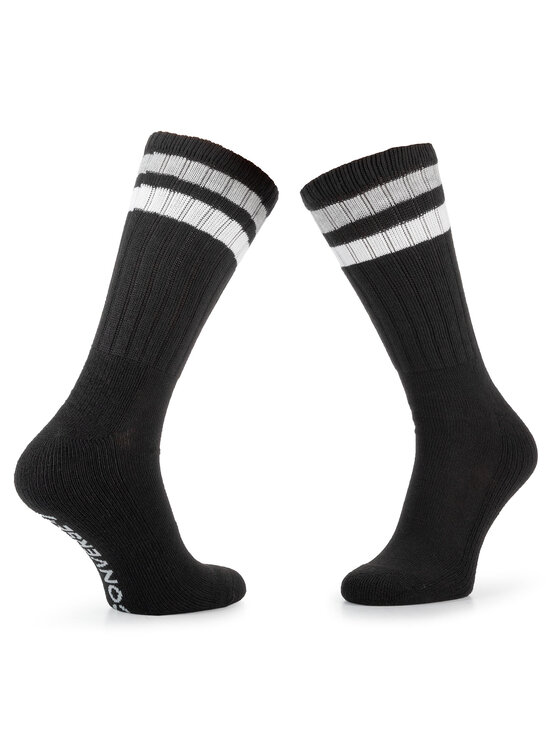 Converse Converse Σετ 2 ζευγάρια ψηλές κάλτσες unisex E744A-2020 Μαύρο