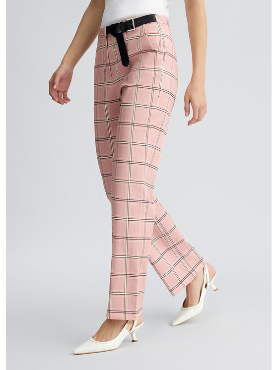 Liu Jo Liu Jo Pantaloni di tessuto WA5127T2627M9492 Rosa Regular Fit