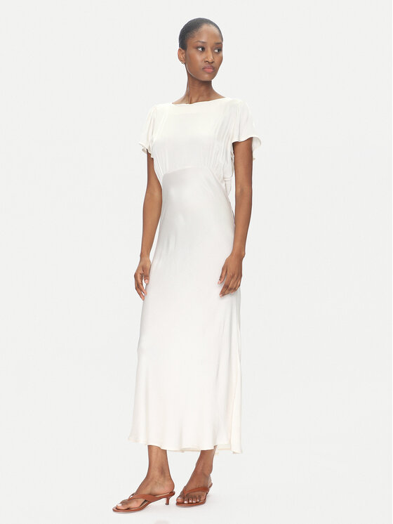 ViCOLO ViCOLO Vakarinė suknelė TD0767 Écru Regular Fit