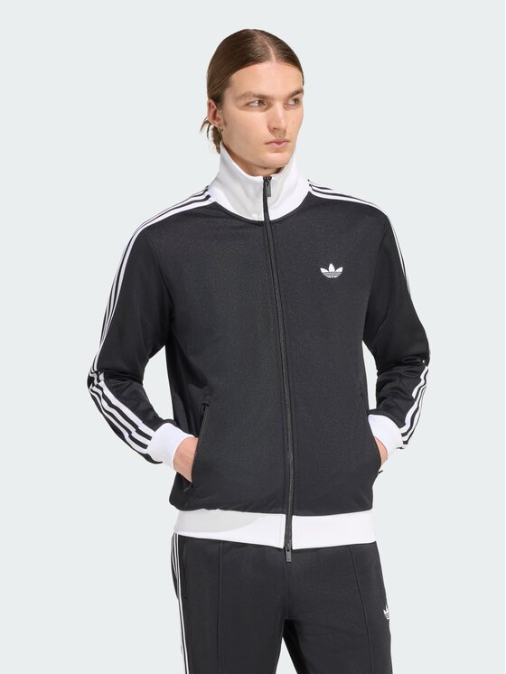 adidas adidas Bluza CLASSIC Czarny Slim Fit
