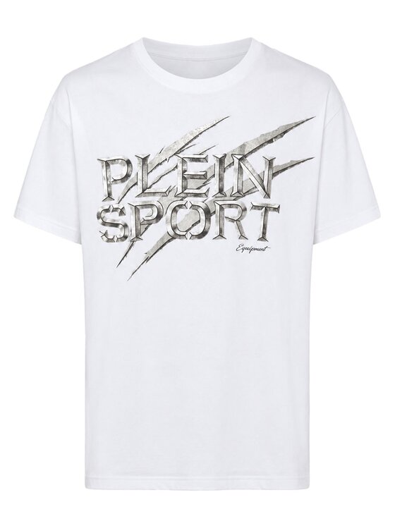 Plein Sport Plein Sport T-Shirt 31531 Bílá Regular Fit